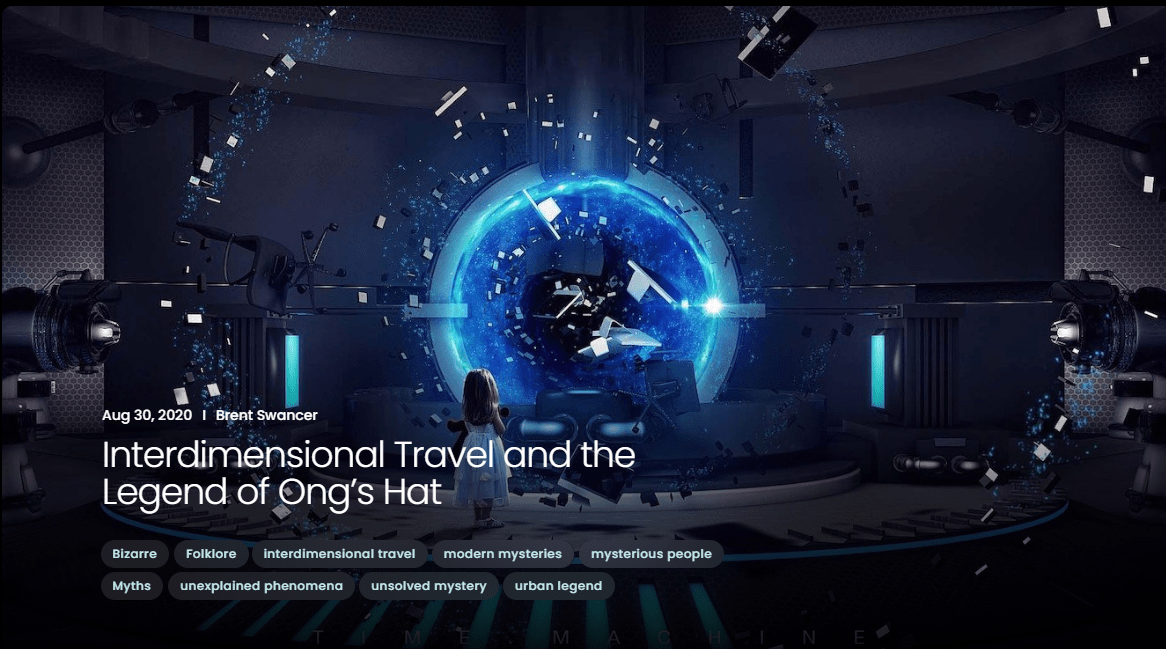 Interdimensional Travel and the Legend of Ong’s Hat