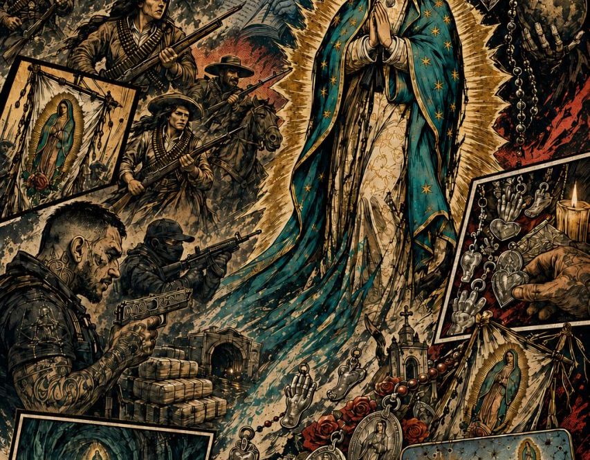 SUPERSTORY: La Virgen de Guadalupe en el Inframundo - Sacred Protection in High-Risk Worlds
