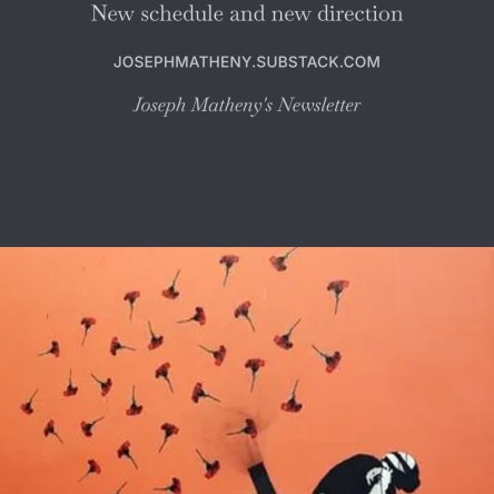 Ready, Set, Restart New schedule and new direction